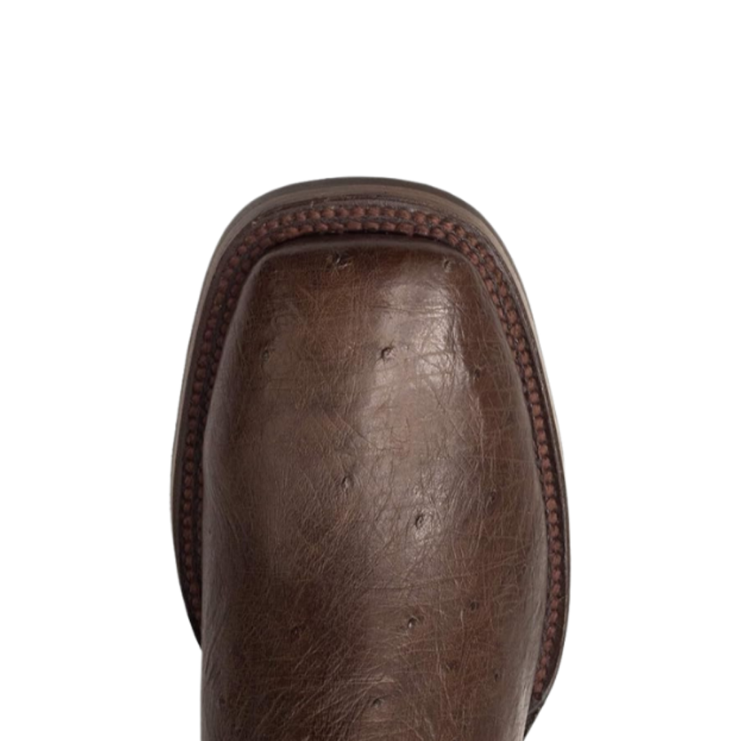 Pecos Bill Women's Smooth Ostrich Brown Boots