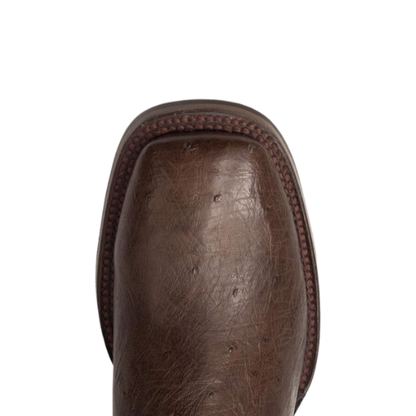 Pecos Bill Women's Smooth Ostrich Brown Boots