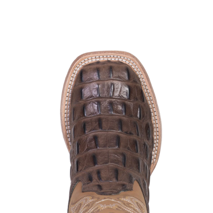 Old West Boots Youth Boy's Square Toe Western Brown Boots