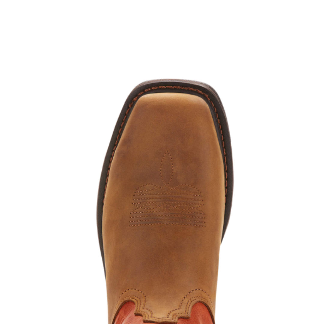 Ariat Men's WorkHog Wide Steel Toe Work Brown Boots