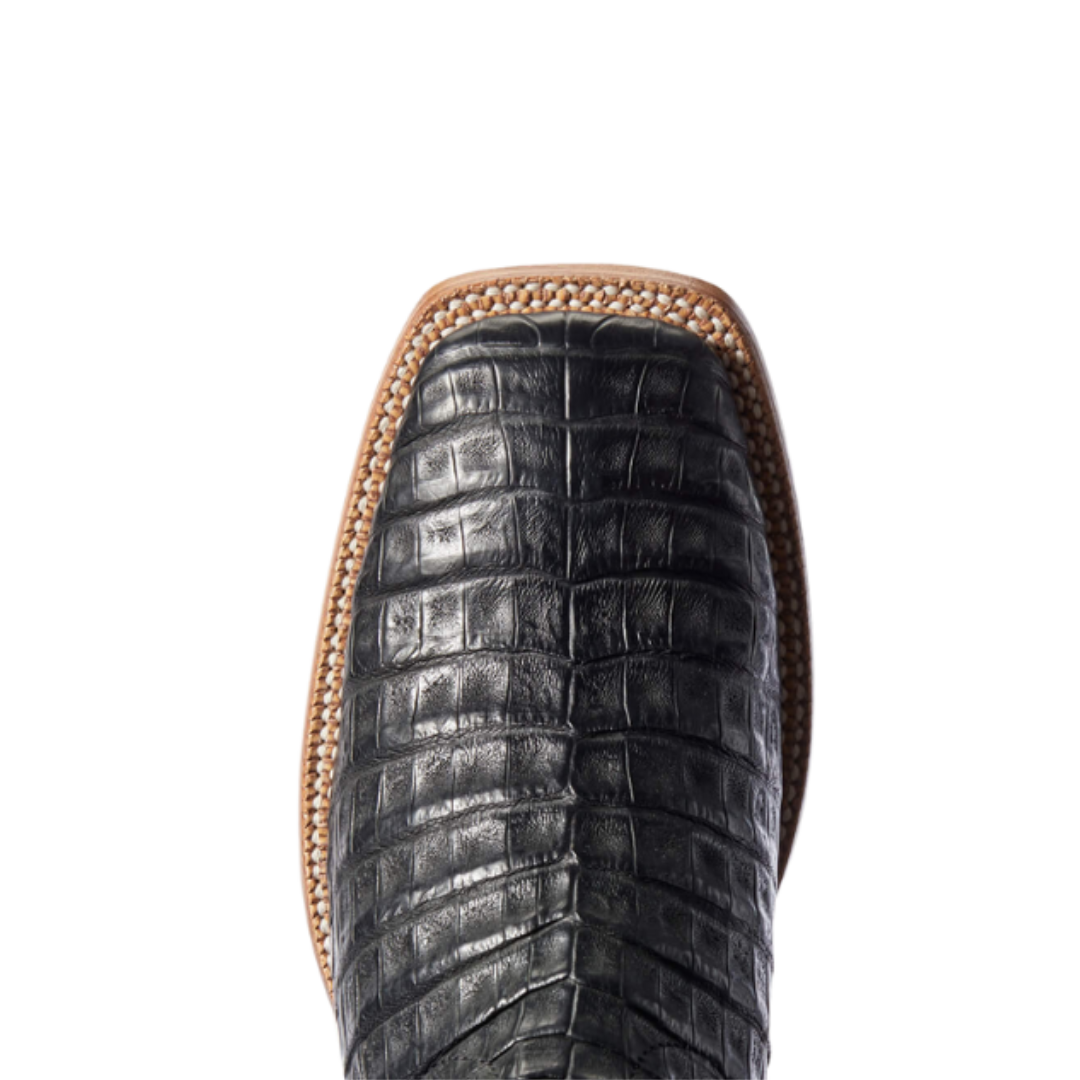 Ariat Men's Relentless Winner's Circle Black Caiman Belly Exotic Boots