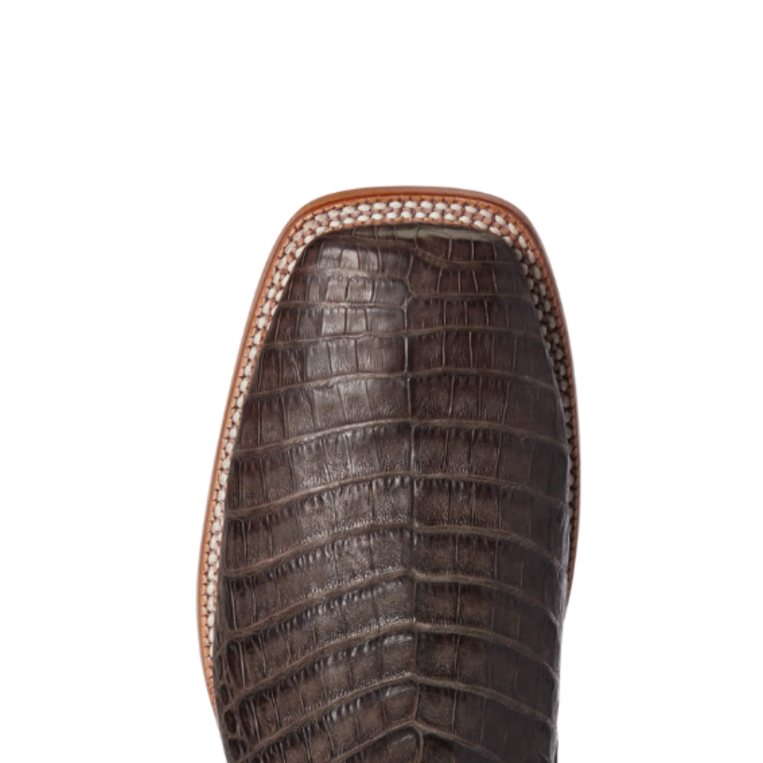 Ariat Men's Relentless Denton Chocolate Caiman Belly Exotic Boots
