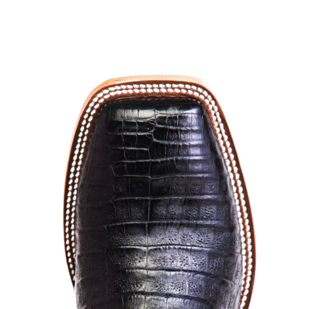 Horse Power Men's Anderson Bean Top Hand Caiman Black Boots