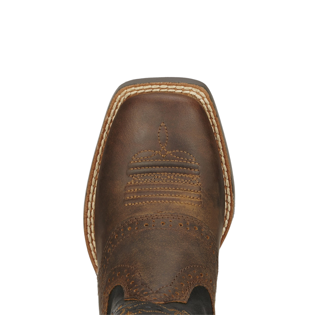 Ariat Youth Boy's Roughstock Distressed Brown Boots