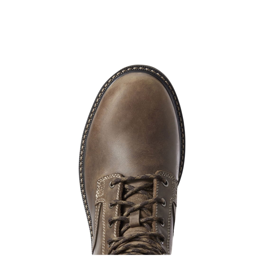 Ariat Men's Groundbreaker 6 Steel Toe Work Brown Boots