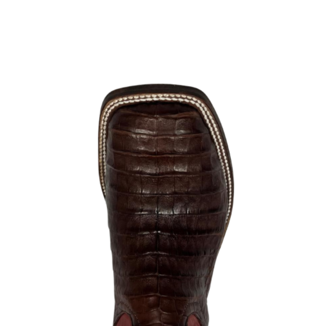 Anderson Bean Men's Tobacco Caiman Belly Boot