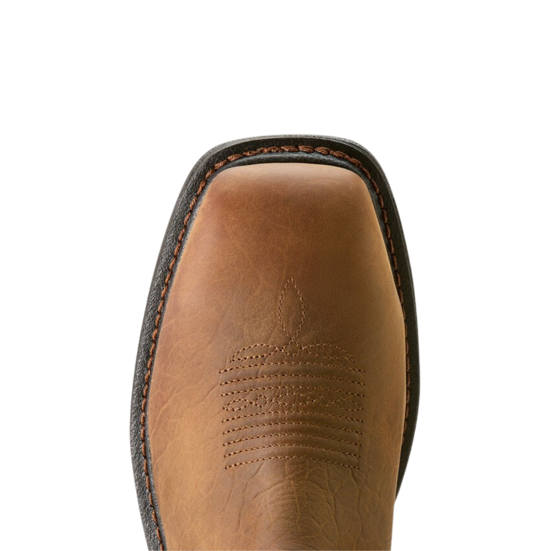 Ariat Men's Waterproof Composite Work Tumbled Brown Boots