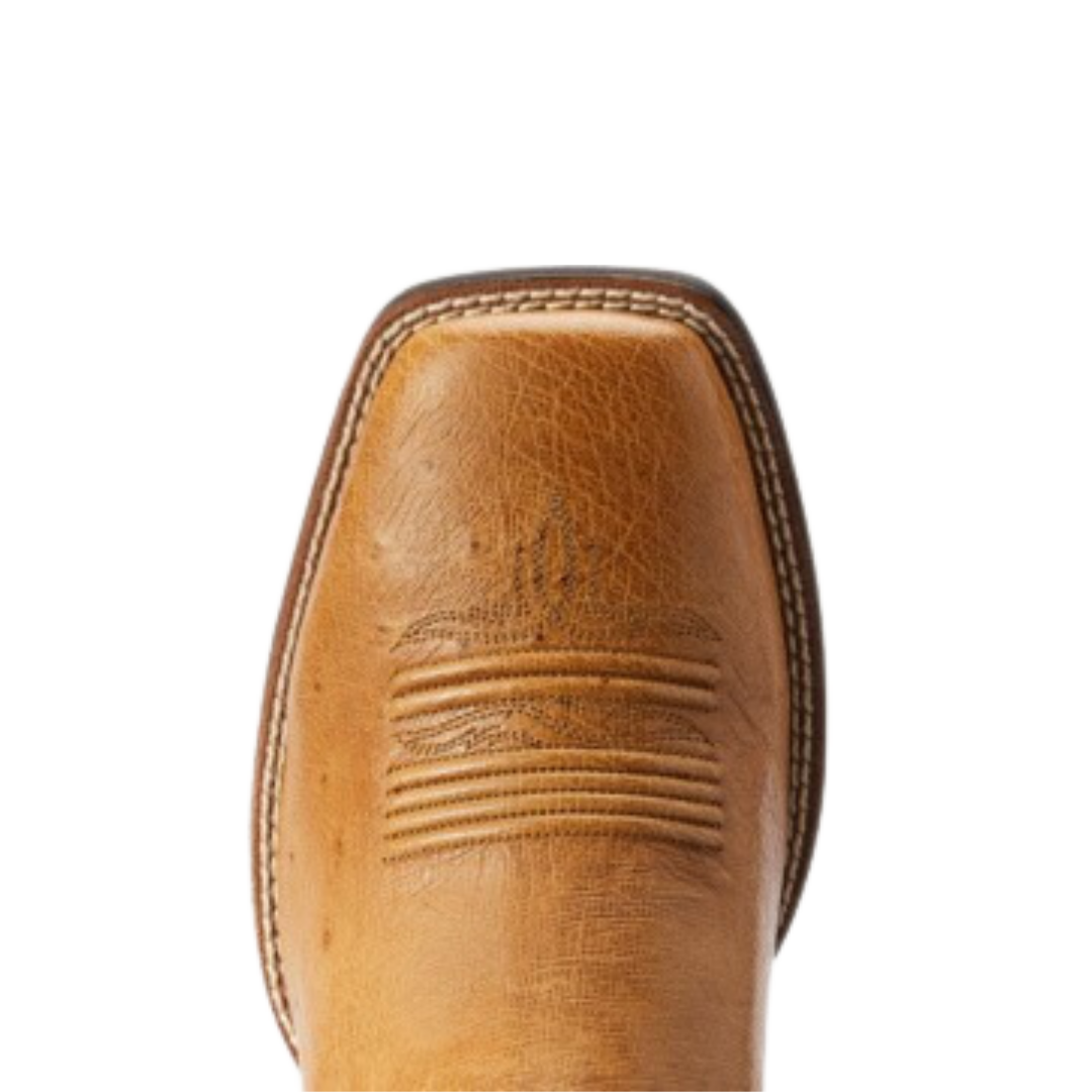 Ariat Men's Reckoning Antique Saddle Ostrich Exotic Boot