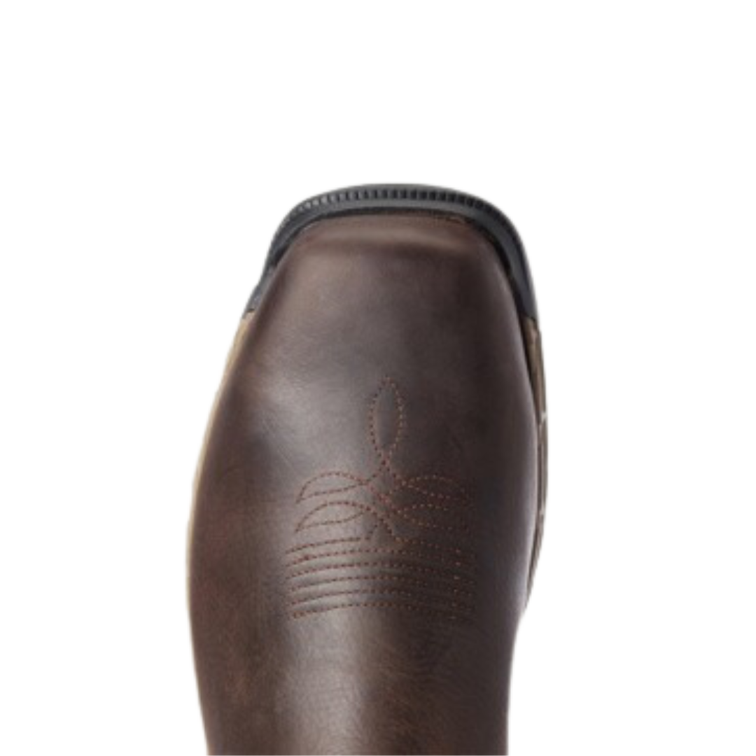 Ariat Men's Rebar Flex Western Waterproof Work Brown Boots