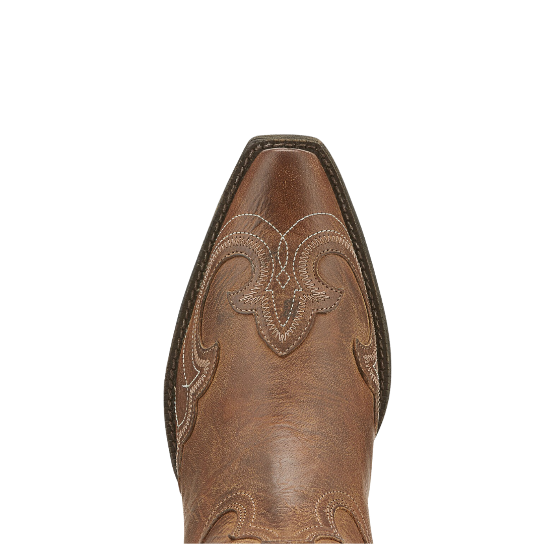 Ariat Women's Round Up Wingtip Western Brown Boots