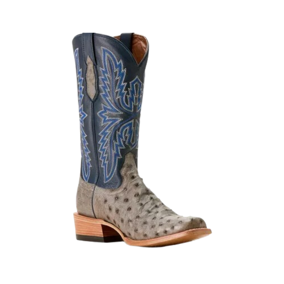 Ariat Men's Furity Ostrich Grey Exotic Boots
