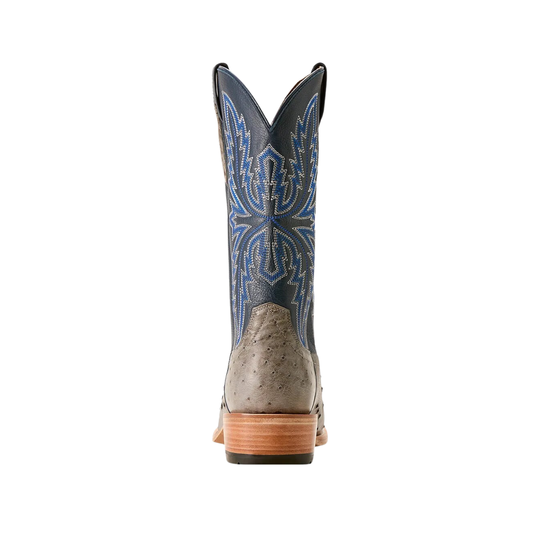 Ariat Men's Furity Ostrich Grey Exotic Boots
