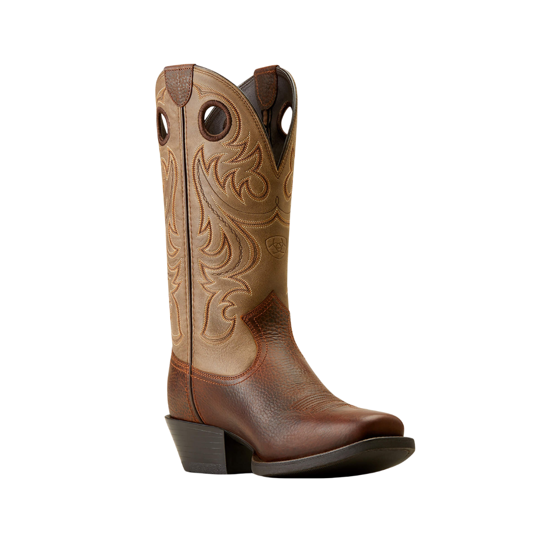 Ariat Men's Sport Bomber Punchy Brown Oiled Boots