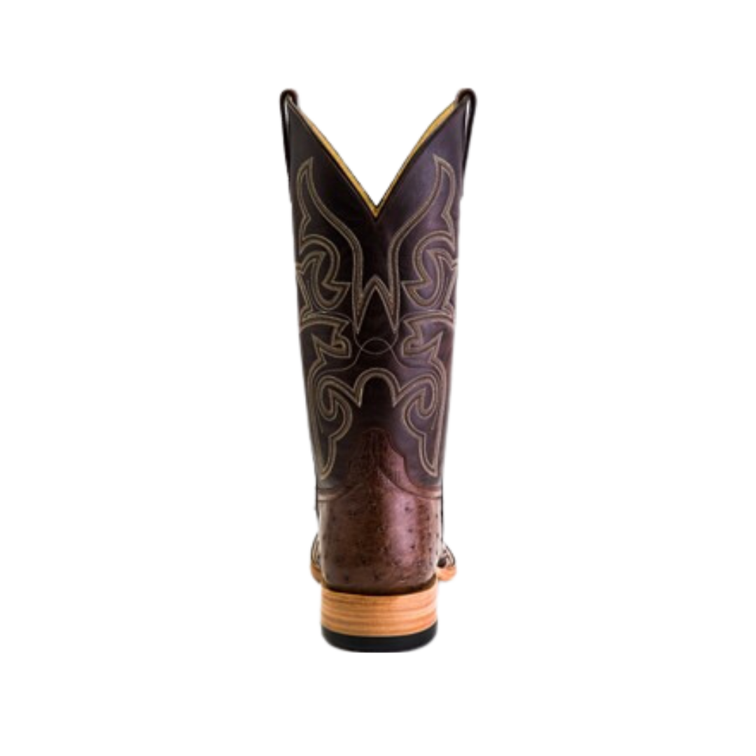 Anderson Bean Men's Kango Ostrich Brown Boots