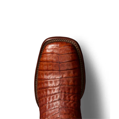 Tecovas Men's William Pecan Caiman Boots - Quality Western Style