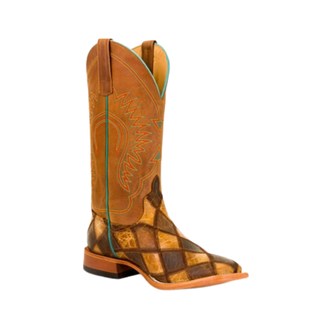 Anderson Bean Men's Crazy Train Cowboy Brown Boots