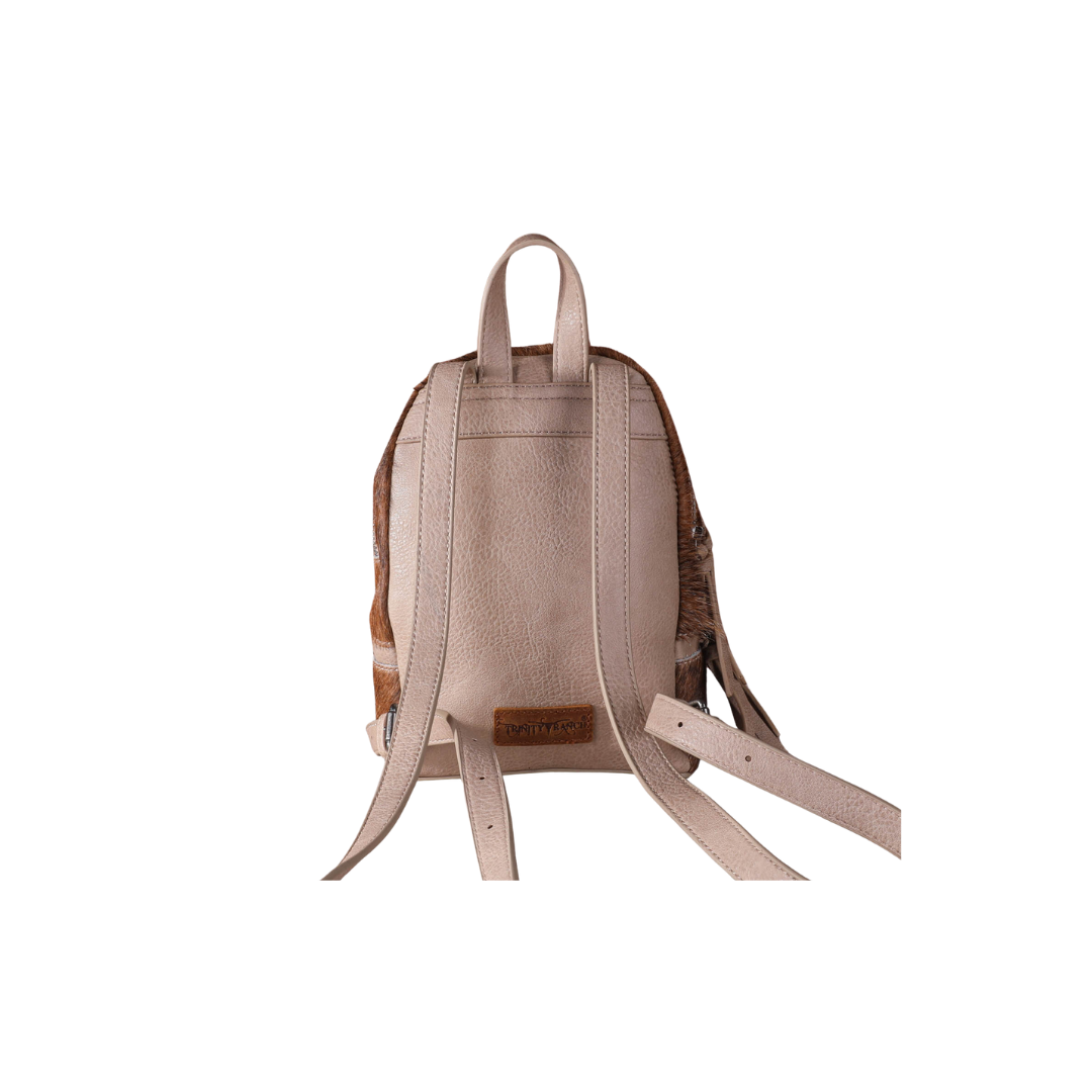 Wrangler Women's Trinity Ranch Hair On Cowhide Tan Mini Backpack
