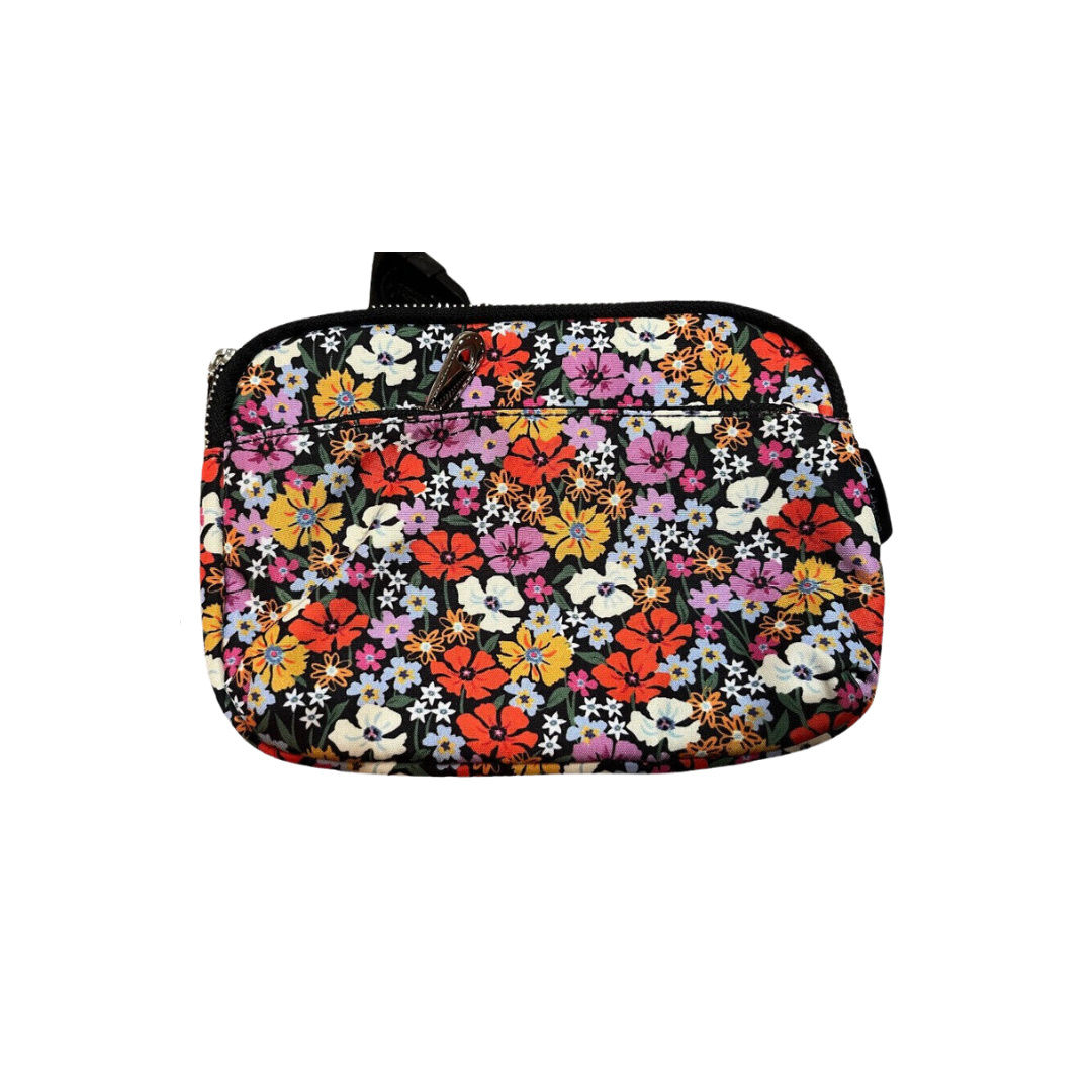 Brighton Women's Floral Painted Poppies Fanny Pack Belt Bag