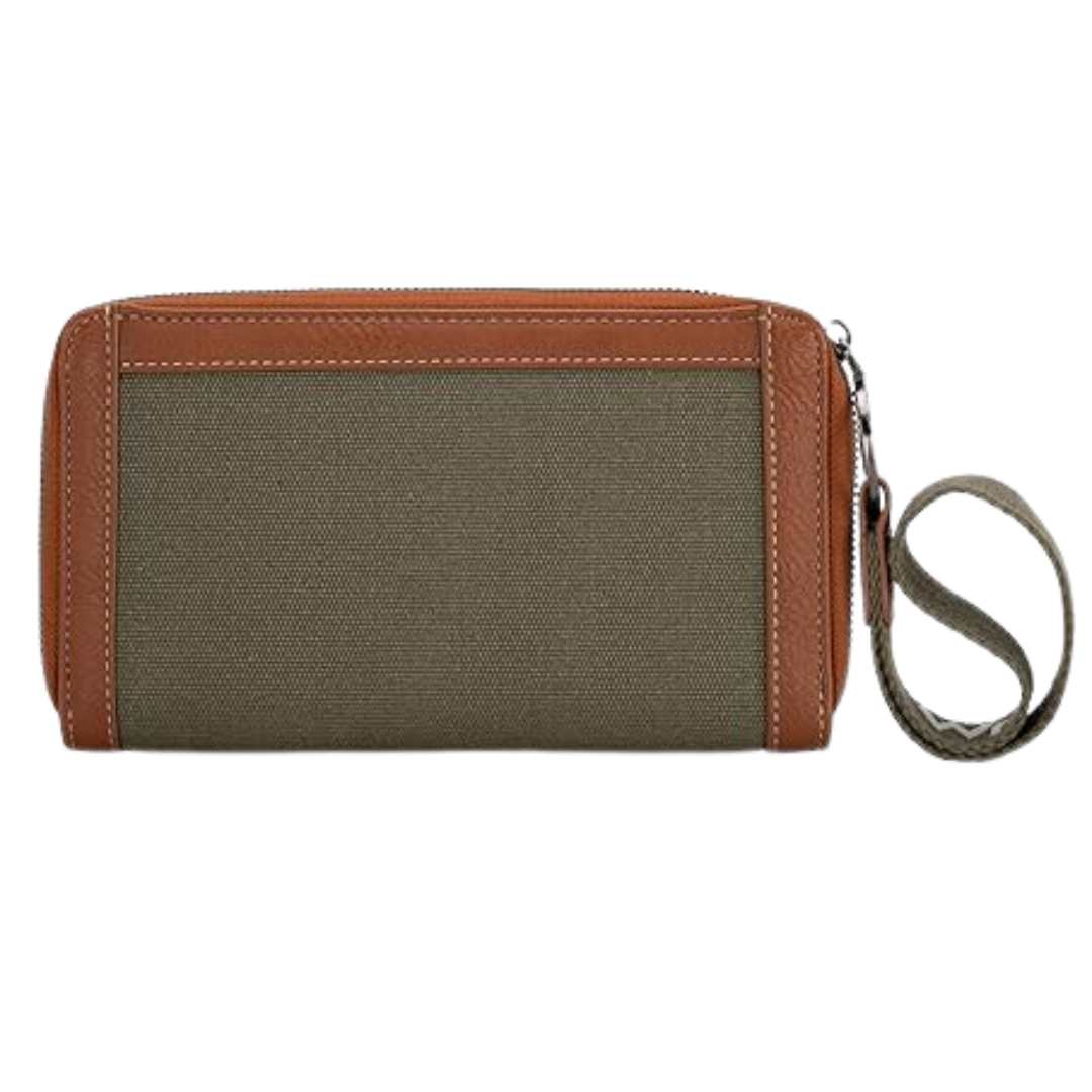 Wrangler Women's Logo Wristlet Army Wallet