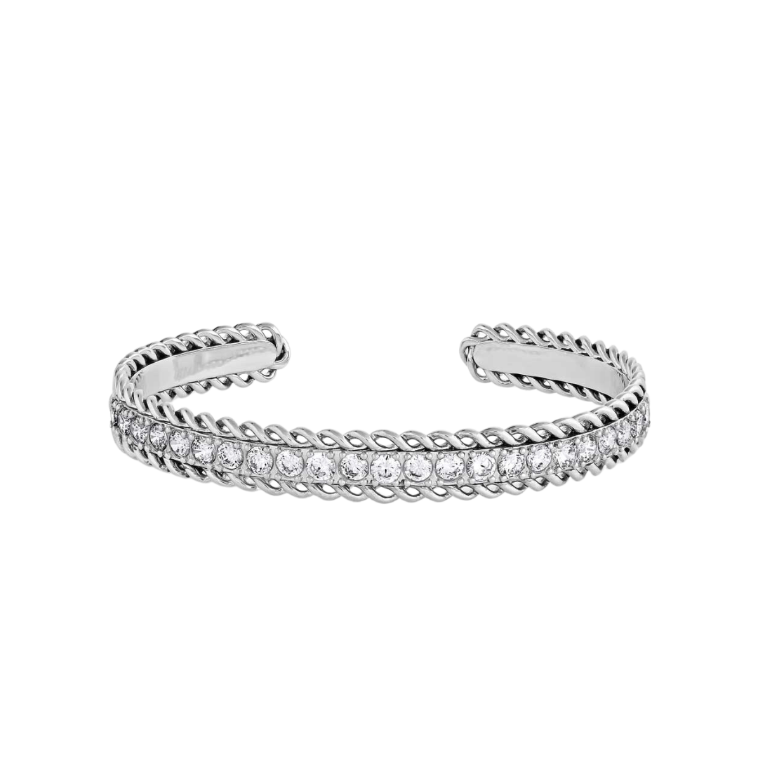 Montana Silversmiths Women's Crystal Roads Cuff Bracelet