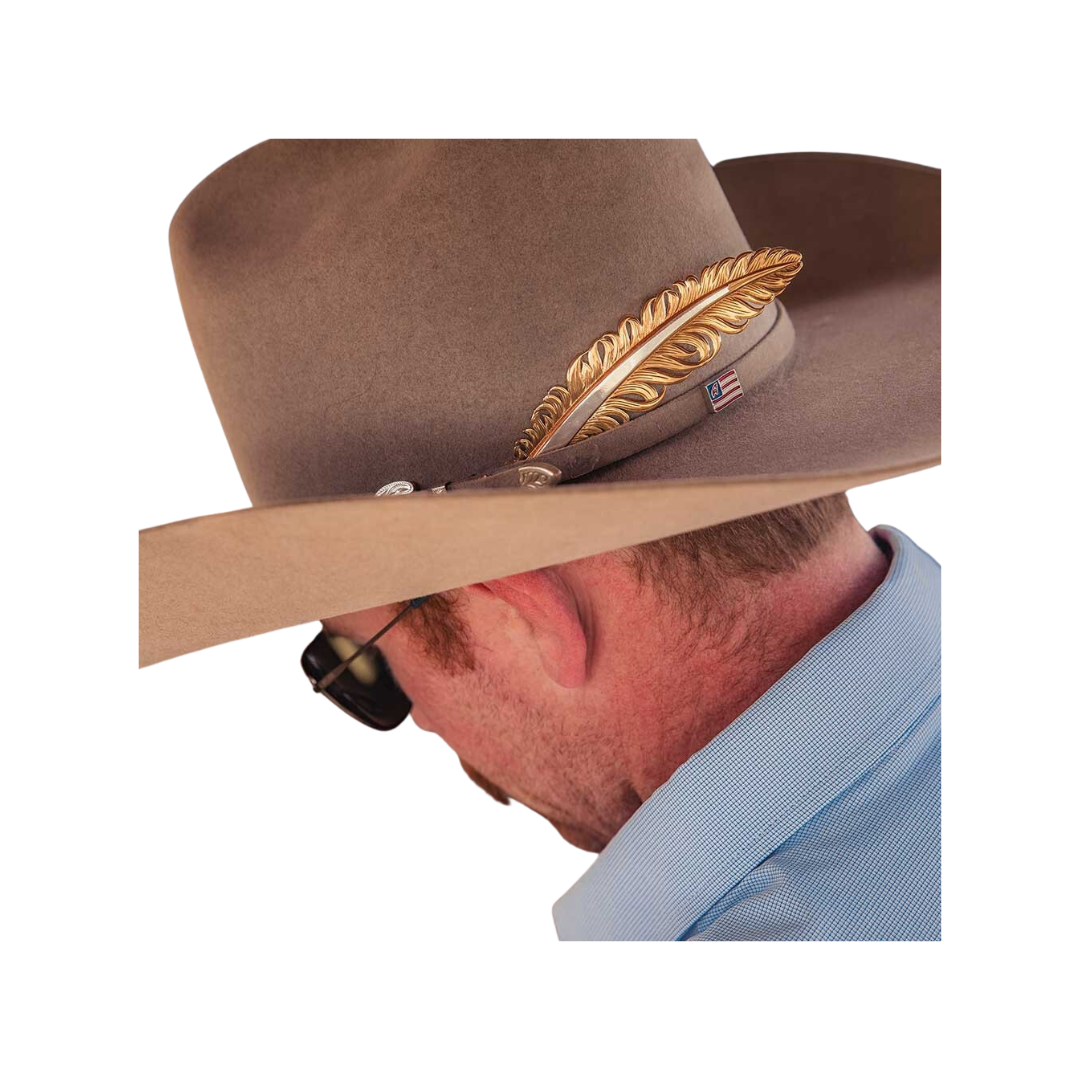 Montana SilverSmith Men's  Golden Hat Feather