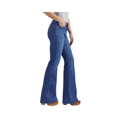 Wrangler Ladies Retro Bauler Trouser High Rise Jeans