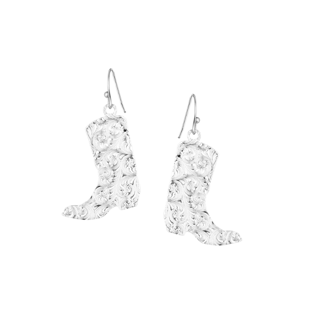 Montana Women's Chiseled Boots Earrings