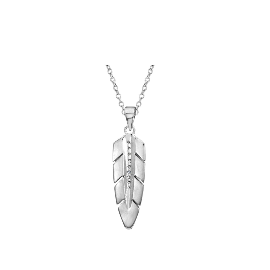 Montana Women's Hawk Feather Opal Necklace