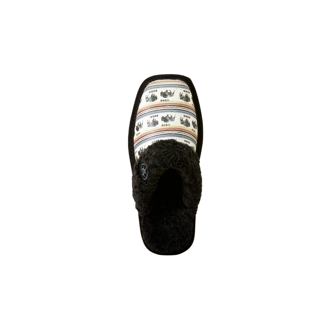 Ariat Women's Jackie Buffalo Print Exotic Slippers