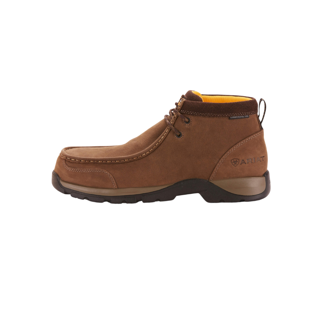 Ariat Men's Edge Composite Toe Dark Brown Work Boots