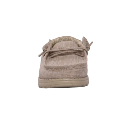 Hey Dude Youth Boys' Wally Slip On Beige Shoes