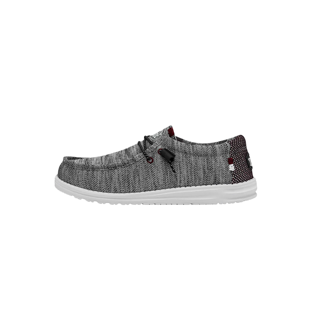 Hey Dude Men's Wally Sox Grey Shoes