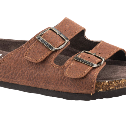 Roper Footwear Women's Tan Tumbled Leather Sandals