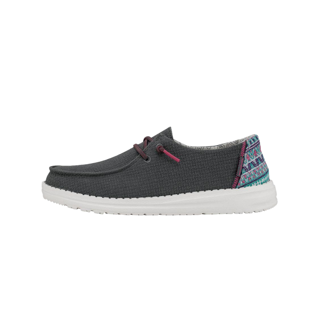 Hey Dude Women's Wendy Slip On Grey Shoe