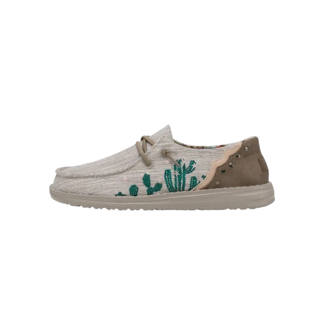 Hey Dude Women's Wendy Rodeo Cactus Grey Shoes