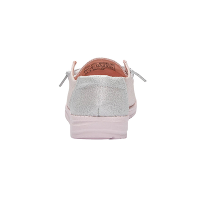 Hey Dude Youth Girl's Sparkling Lilac Slip Pink Shoes