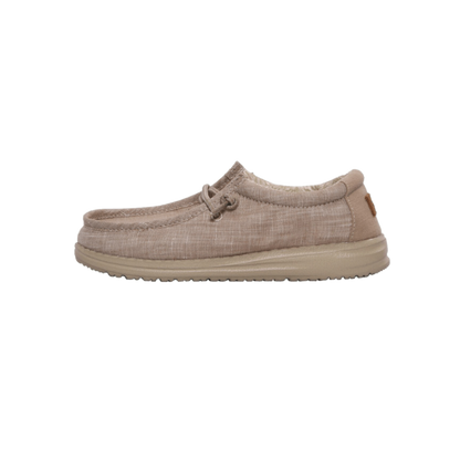 Hey Dude Youth Boys' Wally Slip On Beige Shoes