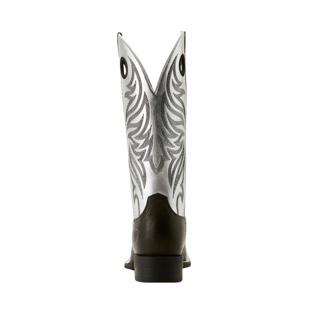 Ariat Women's Round Up Ryder Western Silver Boot