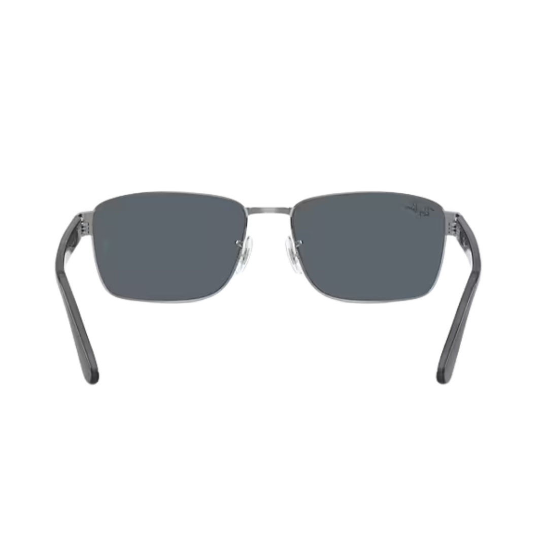 Ray-Ban Unisex Gunmetal Metal Blue Sunglasses
