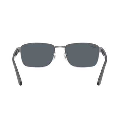 Ray-Ban Unisex Gunmetal Metal Blue Sunglasses