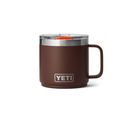 Yeti Rambler 14oz Wetlands Brown Stackable Mug