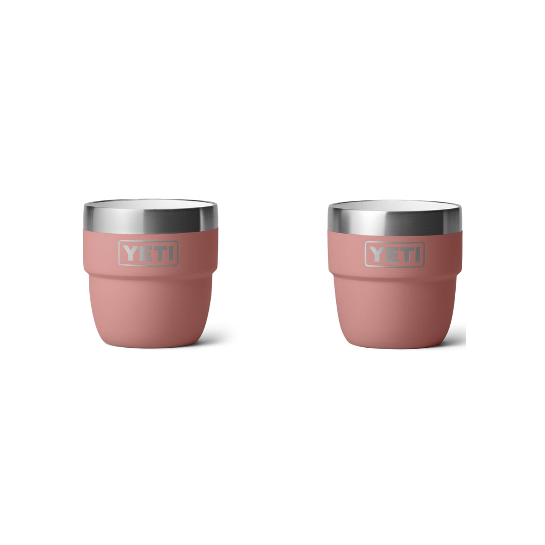Yeti Rambler 4 Oz Sandstone Pink Stackable Cups