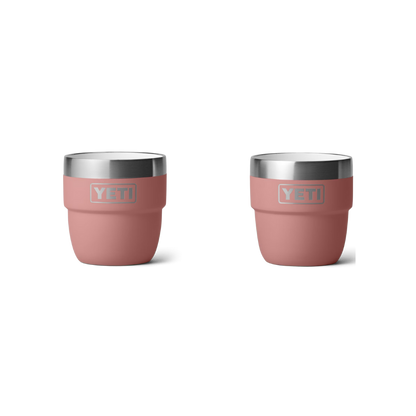 Yeti Rambler 4 Oz Sandstone Pink Stackable Cups