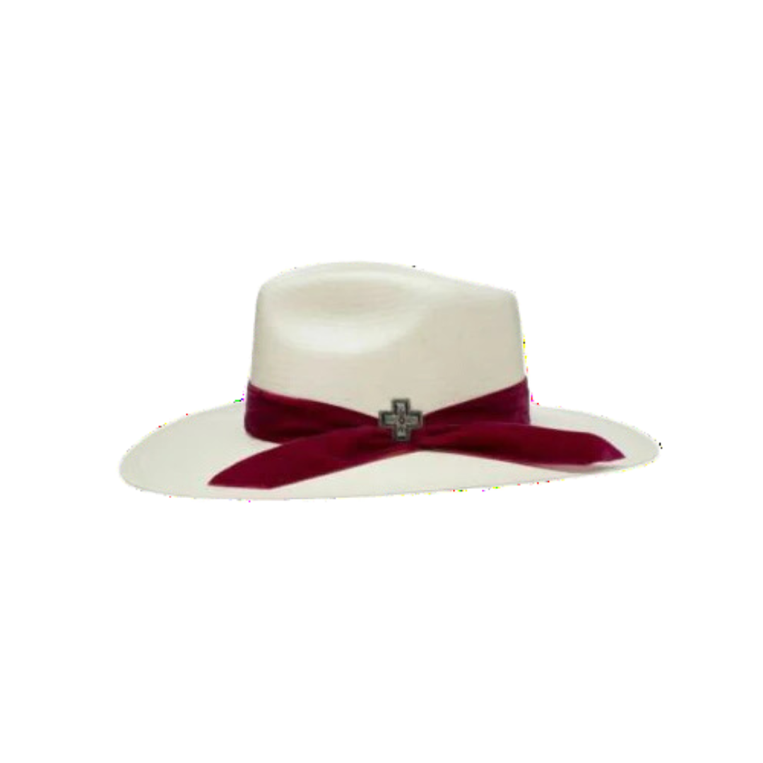 Charlie 1 Horse Women's Truth Natural Western Straw White Hat