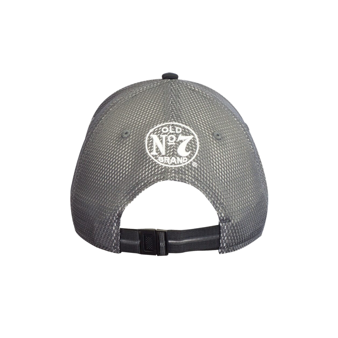 F&M Hat Co Men's Jack Daniel's Mesh Logo Embroidered Black Grey Cap