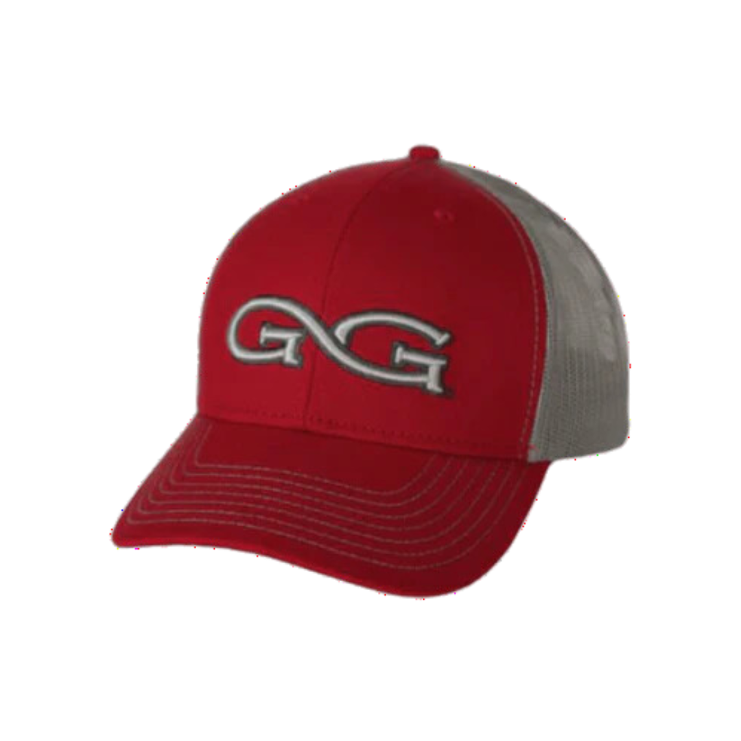 Gameguard Men's Glacier Mesh Logo Embroidered Red Cap