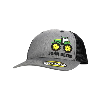 John Deere Youth Rubber Tractor Print Cap