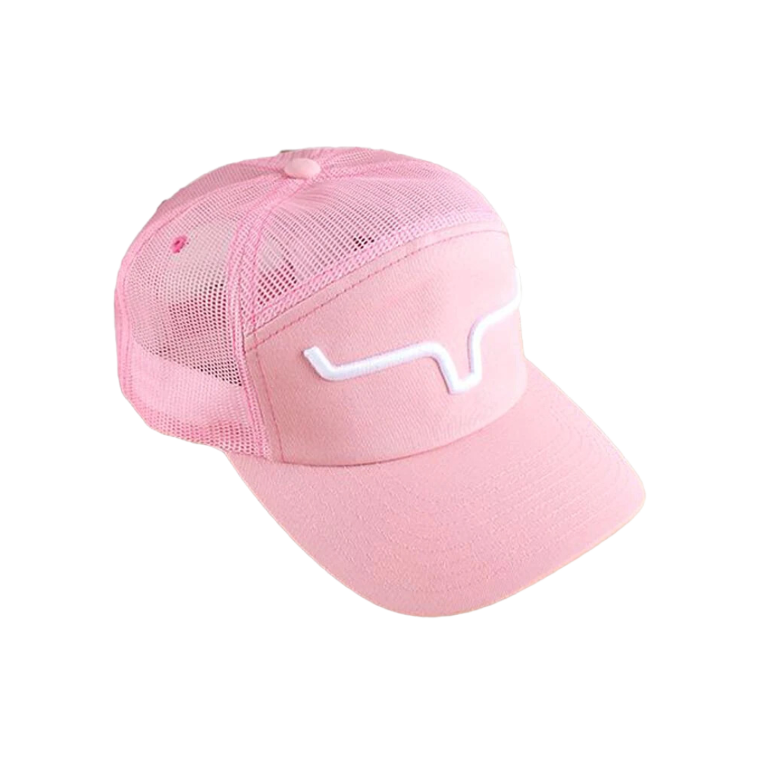 Kimes Ranch Women's Pink Mesh Trucker Cap