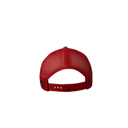 Ariat Richardson 112 Grey &amp; Red Logo Mesh Cap