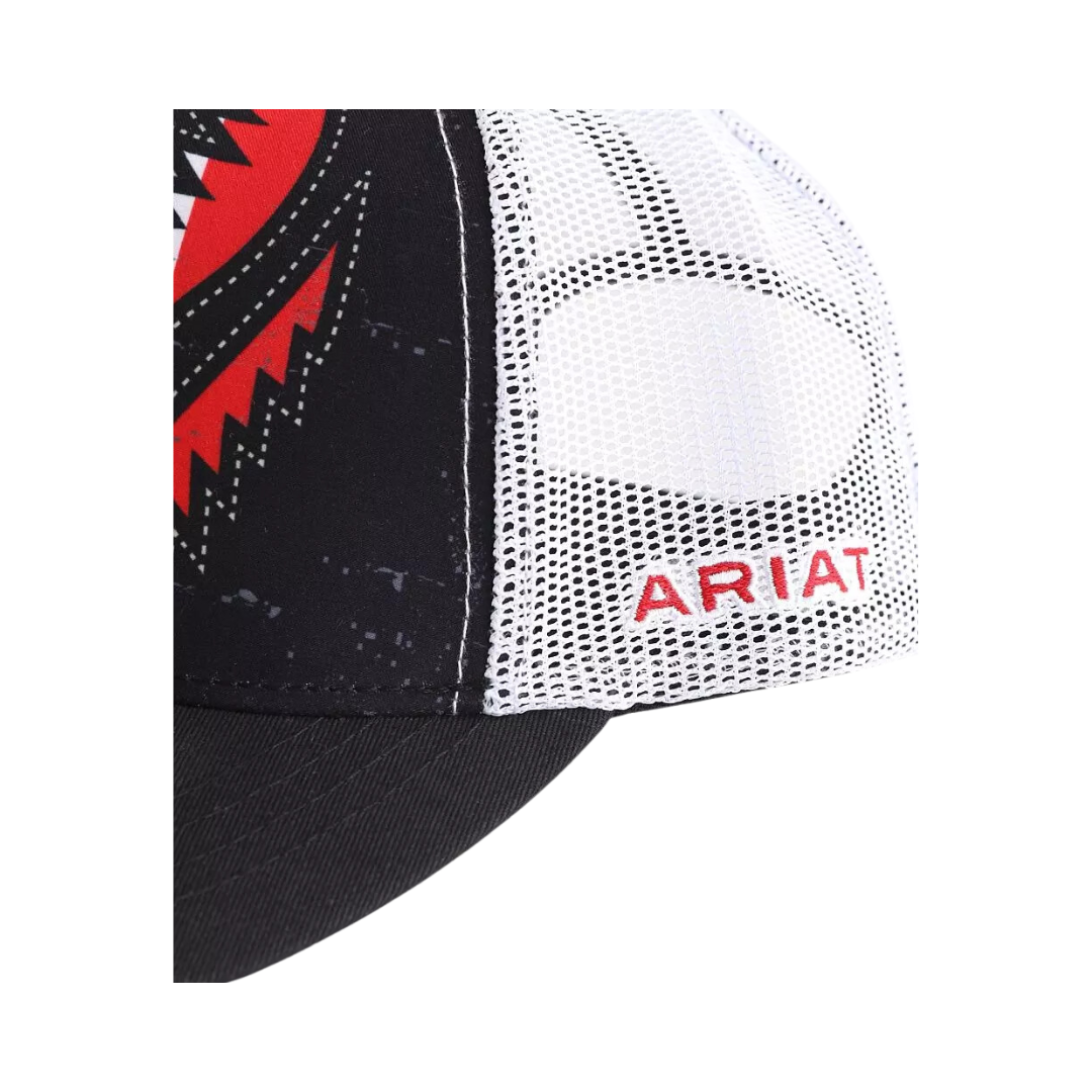 Ariat M&amp;F Embroidered Design MX Flag Mesh Cap